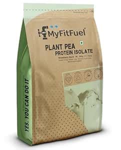 MyFitFuel MFF Plant Pea Protein 500 gm (1.1 lbs) Strawberry Burst ...