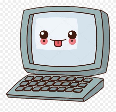 Clipart computer cute, Clipart computer cute Transparent FREE for ...