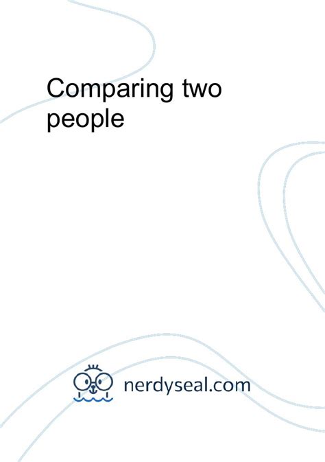 Image result for Comparing Two