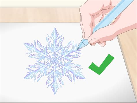 Simple Drawings Of Snowflakes