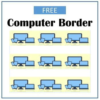 Image result for Computer Border for Writing