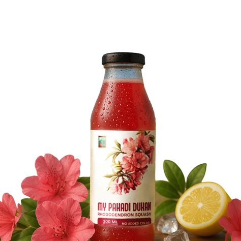 Buy Buransh Squash Online | Rhododendron Flower Juice