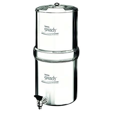 Butterfly Stainless Steel Water Filter, 34 liters with Triple Candle ...