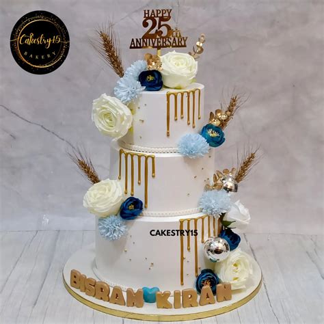 Forever Bloom 7kg Chocolate Cake for Anniversary & Weddings ...