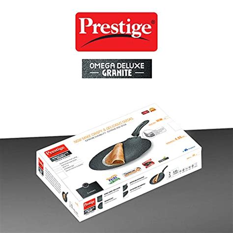 Prestige Omega Deluxe Granite 30cm Non-Stick Dosa Tawa|Scratch and Abr ...