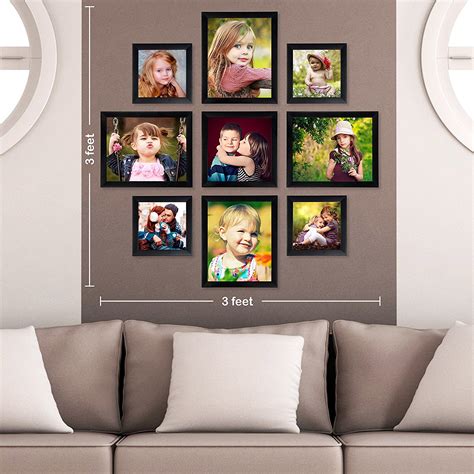 black picture frames set ,black photo frame collage, black picture ...