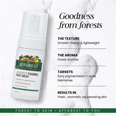Jackfruit Foaming Face Wash – AFFOREST