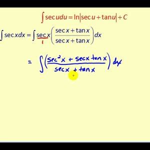 The Six Basic Trigonometric Integration Formulas | Physics Forums: Science Discussion, Homework ...