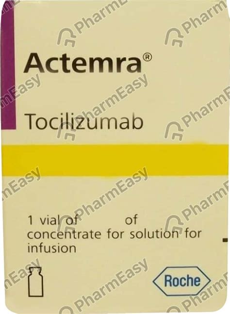 Actemra Solution For Infusion (10): Uses, Side Effects, Price & Dosage ...