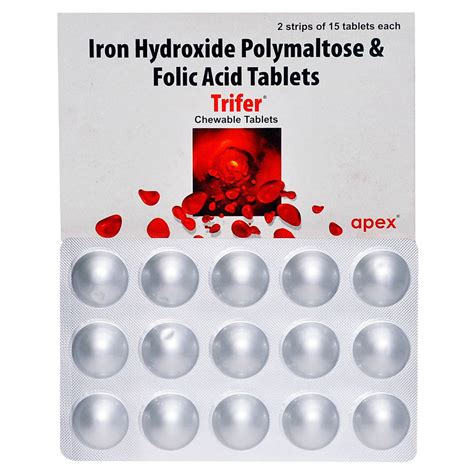 Trifer Chewable Tablet | Uses, Side Effects, Price | Apollo Pharmacy