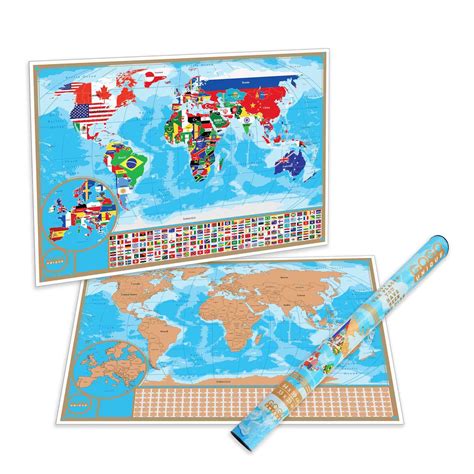 Buy Scratch Off of the World with s - Detailed US States and Europe ...