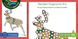 Reindeer Role Play Masks, Santa's Reindeer (teacher made)