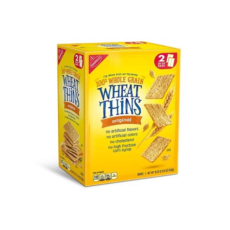 Nabisco Wheat Thins Original Crackers (20 Ounce bags, 2 Count ...