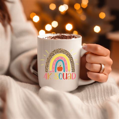 4k Teacher Mug, 4k Teacher, Pre-k Teacher Gift, Preschool Teacher Gift ...