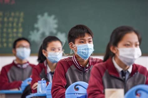 湖北荆州：初三年级学生复学复课-人民图片网
