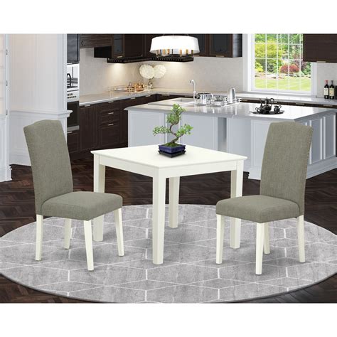 HomeStock Medieval Majesty 3Pc Square 36 Inch Table And A Pair Of ...
