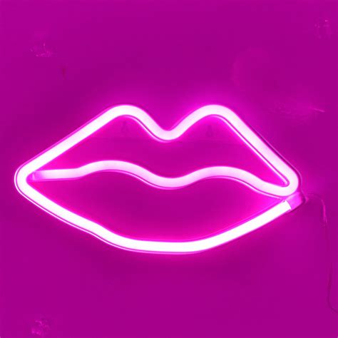 Aesthetic Pink Neon Lights Wallpaper - Download Free Mock-up