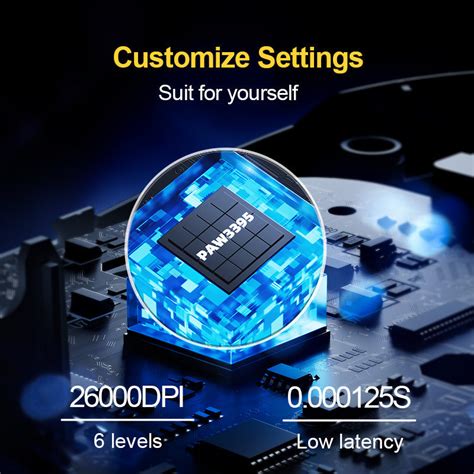 ماوس الألعاب السلكي واللاسلكي inphic® IN6 – Inphic life