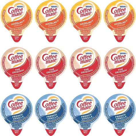 Coffee mate Creamer Singles, Non-Dairy, Variety Pack, No Fridge Needed ...