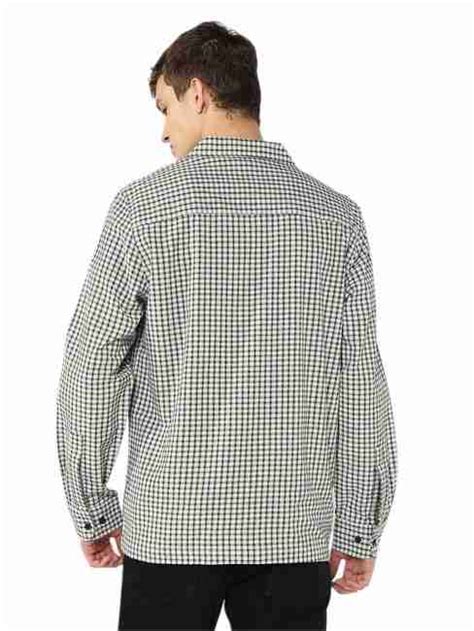 Yarn Dyed Checked Classic Collar Shirt