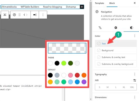 Image result for Change Menu Color WordPress