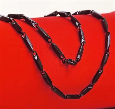 fcity.in - Fashion Frill Statement Stainless Steel Black Chain For Men ...