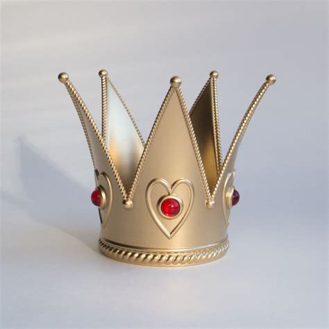 Queen of Hearts Costume Crown | Alice in wonderland | Red Qu - Inspire ...