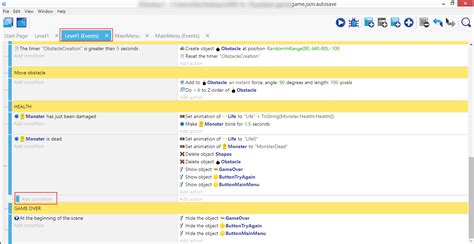 Image result for Gdevelop Tutorial Make Menu