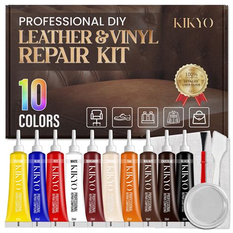 Kikyo Vinyl Repair Kit Leather Repair Kit For Furniture Sofa ...