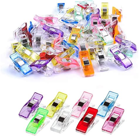 40 Pcs Plastic Sewing Clips for Fabric, Quilting, Dressmaking, and ...