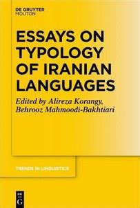 Essays on Typology of Iranian Languages: Buy Essays on Typology of ...