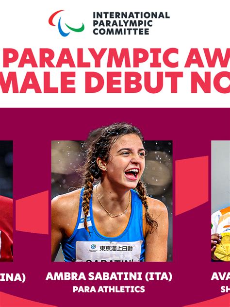 2021 Paralympic Sport Awards: Best Female nominees