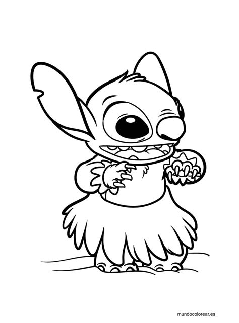 Dibujos de Stitch para imprimir y colorear 🎨
