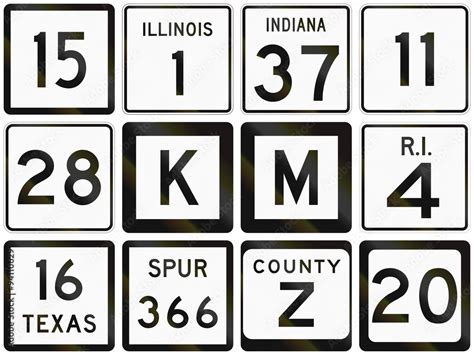Image result for Road Number Signs Explained