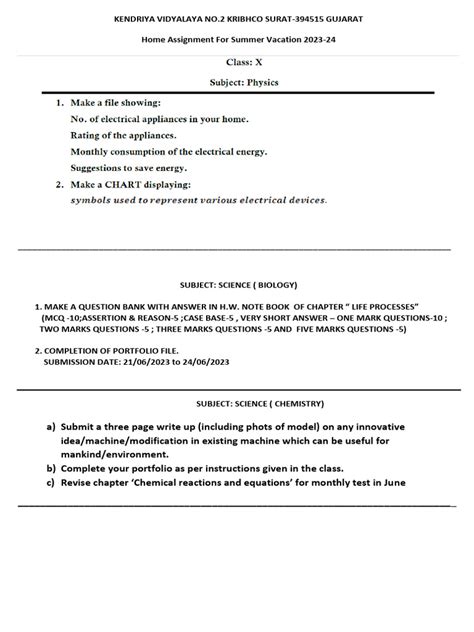 Image result for 5 Week Assignment Class 10