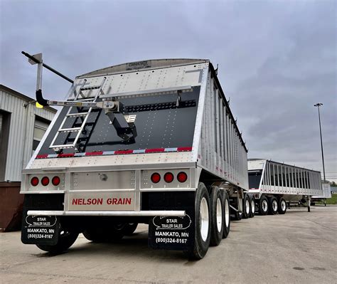 Grain Double Commodity Hopper Trailer Nebraska - Cornhusker 800