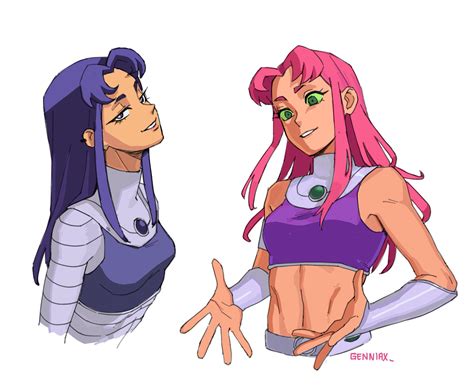 starfire and blackfire (dc comics and 1 more) drawn by jenxd_d | Danbooru