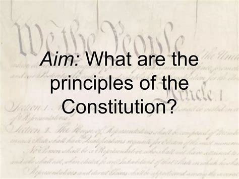Hw#4 principles of the constitution | PPT