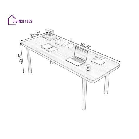 Danila Solid Wood Study Table for Students – LivIn Styles