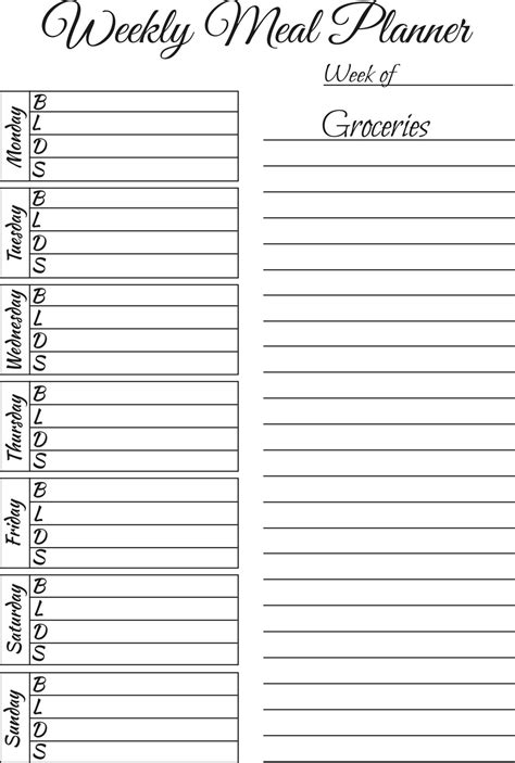 Weekly Menu Planning 的图像结果