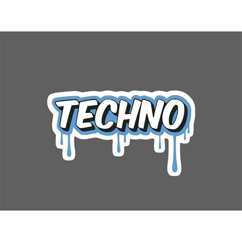 Techno 4K Sticker 的图像结果