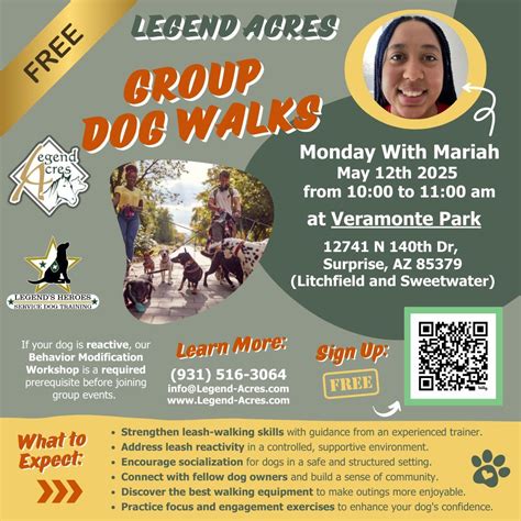 Mondays with Mariah: Free Group Dog Walks in Surprise, AZ!, Veramonte ...