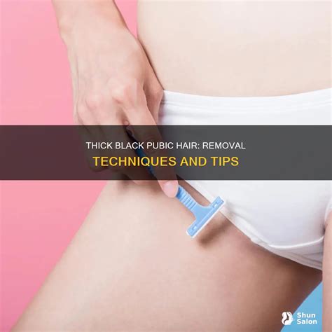 Thick Black Pubic Hair: Removal Techniques And Tips | ShunSalon