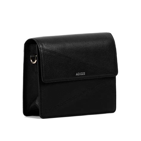 Diana Black Leather Shoulder Bag For Women - Crossbody Sling - Adisee ...