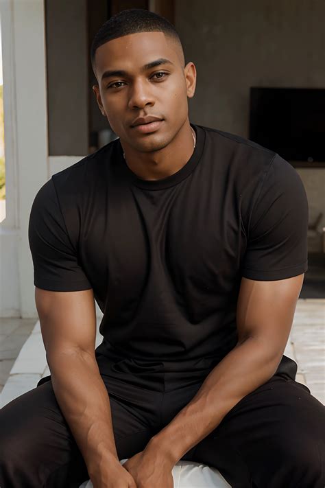 brown skin man,physically well - SeaArt AI