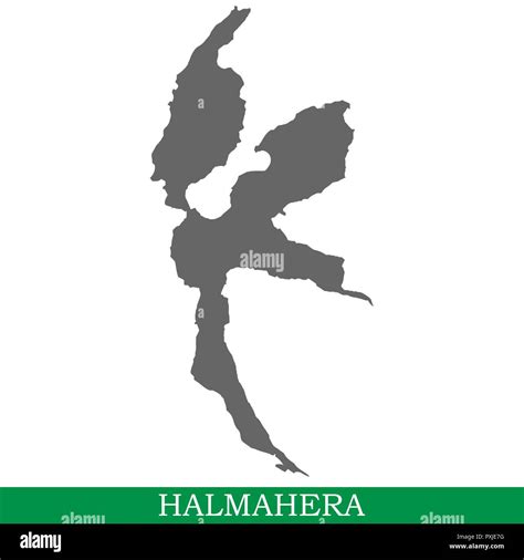 High quality map of Halmahera is the island of Indonesia Stock Vector Image & Art - Alamy