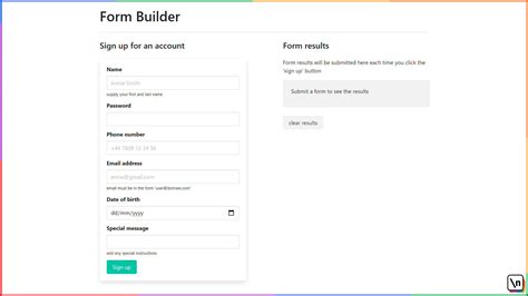 Form Builder Tutorial 的图像结果