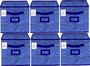 Billion Designer Laheriya Design Non Woven 6 Pieces Large Foldable ...