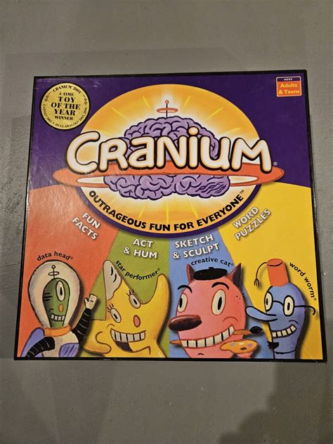 Cranium Board Game Brand - The Game For Your Whole Brain - Complete Set ...
