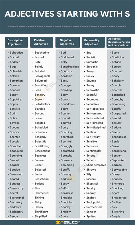 Adjective Starts With H